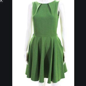 "Closet London" Kelly Green Skater Dress
